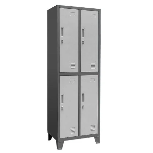Lockers 2 cuerpos 4 puertas
